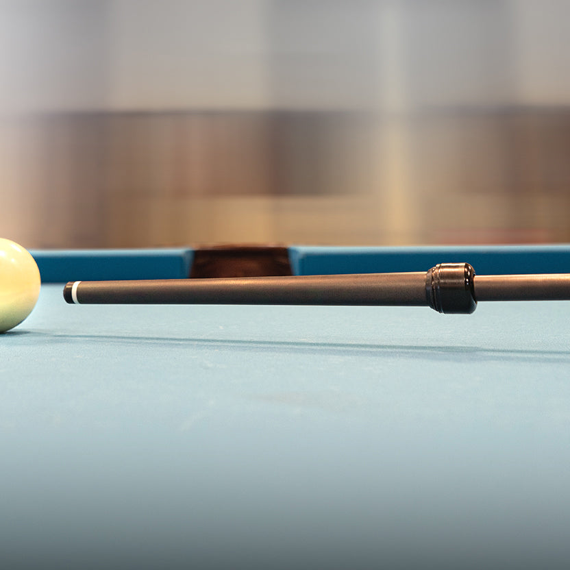 Using a forward cue extension to get that hard to reach cross-table shot